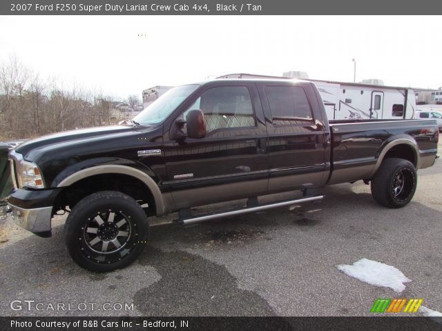 2007 Ford F250 Super Duty Lariat Crew Cab 4x4 in Black