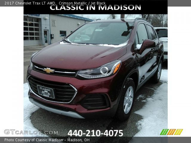 2017 Chevrolet Trax LT AWD in Crimson Metallic