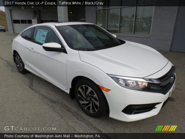 2017 Honda Civic LX-P Coupe in Taffeta White