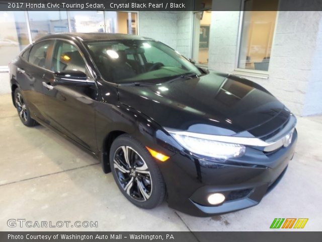2017 Honda Civic Touring Sedan in Crystal Black Pearl