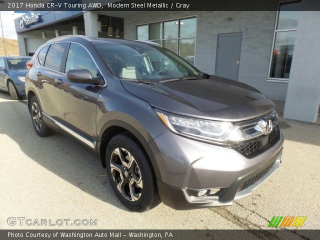 2017 Honda CR-V Touring AWD in Modern Steel Metallic