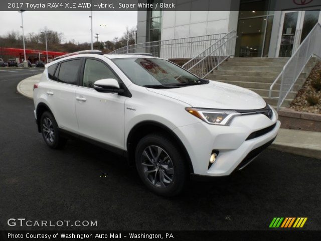 2017 Toyota RAV4 XLE AWD Hybrid in Super White