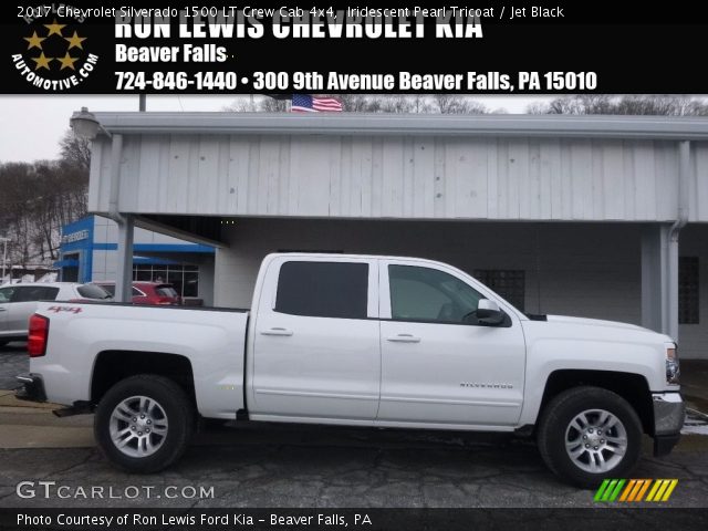 2017 Chevrolet Silverado 1500 LT Crew Cab 4x4 in Iridescent Pearl Tricoat