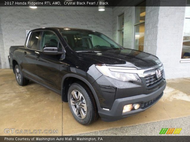 2017 Honda Ridgeline RTL AWD in Crystal Black Pearl