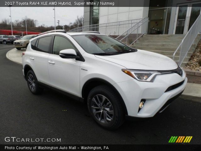 2017 Toyota RAV4 XLE AWD Hybrid in Super White
