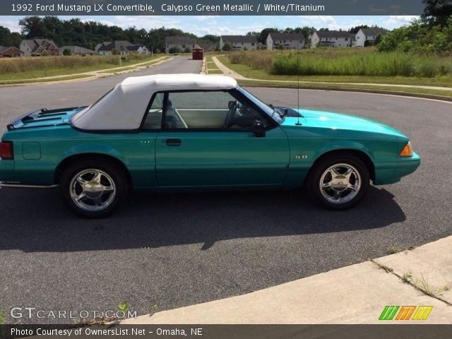 1992 Ford Mustang LX Convertible in Calypso Green Metallic