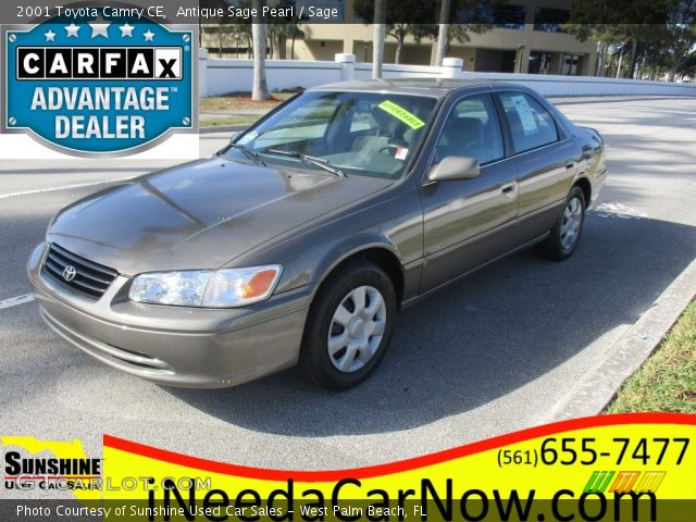 2001 Toyota Camry CE in Antique Sage Pearl