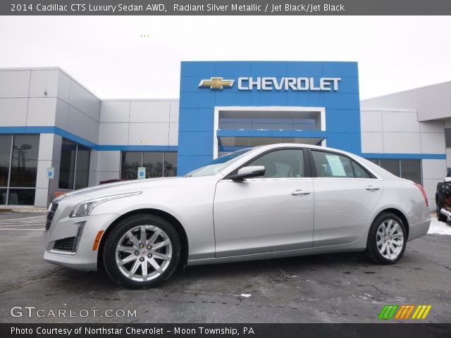 2014 Cadillac CTS Luxury Sedan AWD in Radiant Silver Metallic