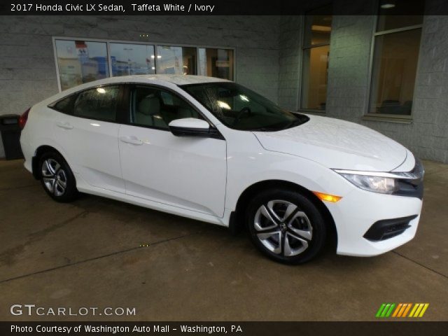 2017 Honda Civic LX Sedan in Taffeta White