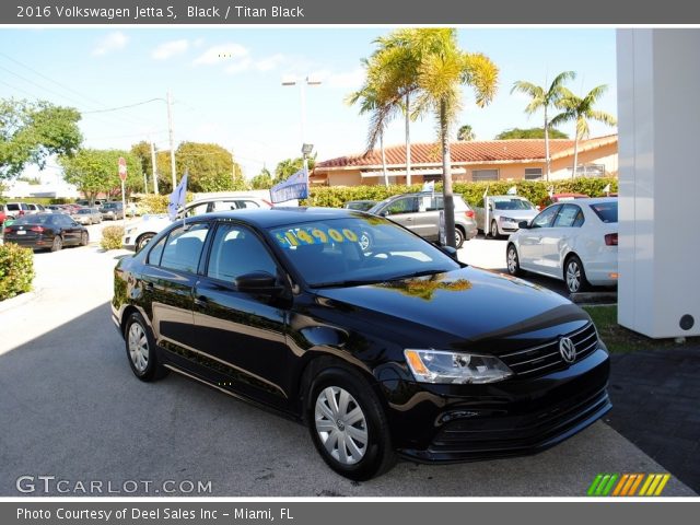 2016 Volkswagen Jetta S in Black