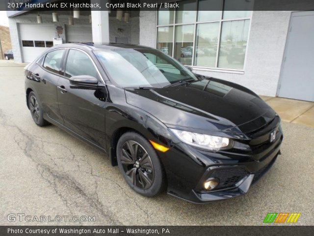 2017 Honda Civic EX Hatchback in Crystal Black Pearl