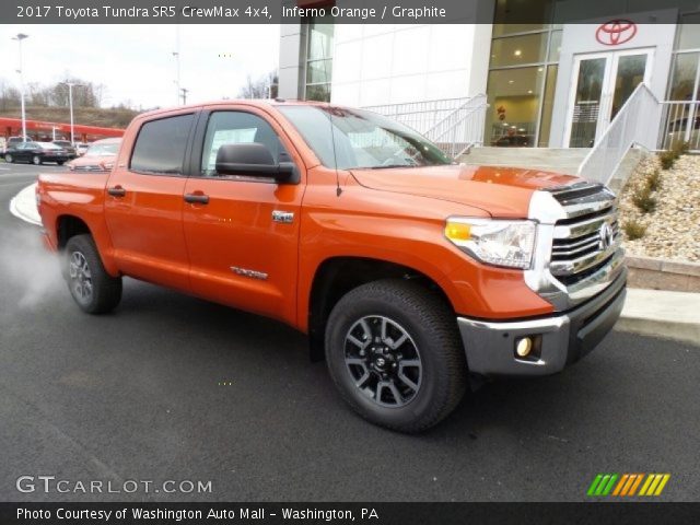 2017 Toyota Tundra SR5 CrewMax 4x4 in Inferno Orange