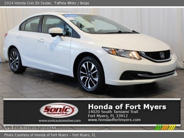 2014 Honda Civic EX Sedan in Taffeta White