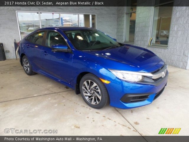 2017 Honda Civic EX Sedan in Aegean Blue Metallic