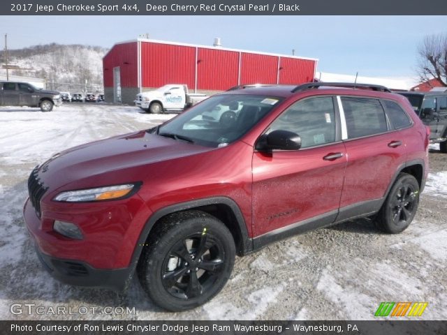 2017 Jeep Cherokee Sport 4x4 in Deep Cherry Red Crystal Pearl