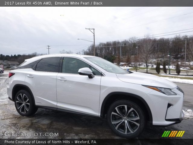 2017 Lexus RX 450h AWD in Eminent White Pearl