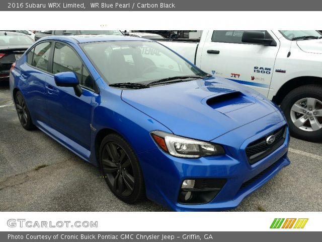 2016 Subaru WRX Limited in WR Blue Pearl