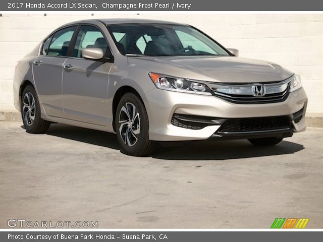 2017 Honda Accord LX Sedan in Champagne Frost Pearl