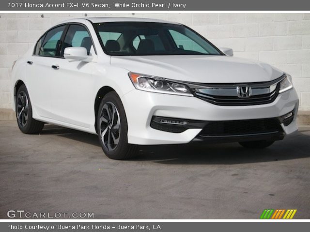 2017 Honda Accord EX-L V6 Sedan in White Orchid Pearl