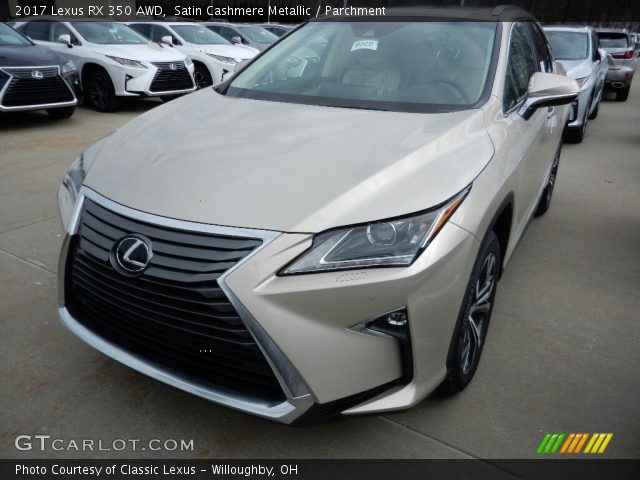 2017 Lexus RX 350 AWD in Satin Cashmere Metallic