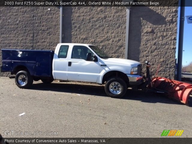 2003 Ford F250 Super Duty XL SuperCab 4x4 in Oxford White