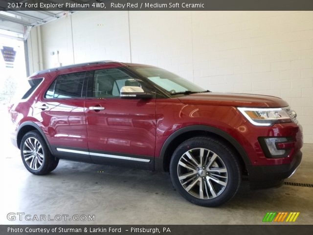 2017 Ford Explorer Platinum 4WD in Ruby Red