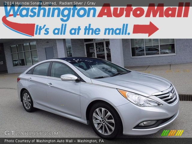 2014 Hyundai Sonata Limited in Radiant Silver