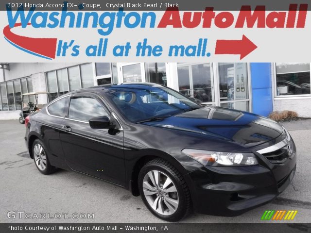 2012 Honda Accord EX-L Coupe in Crystal Black Pearl
