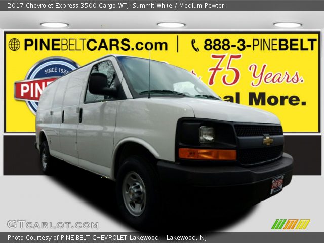 2017 Chevrolet Express 3500 Cargo WT in Summit White