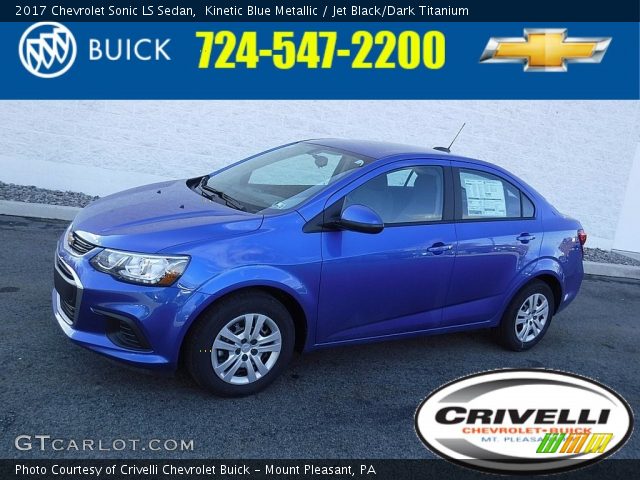 2017 Chevrolet Sonic LS Sedan in Kinetic Blue Metallic