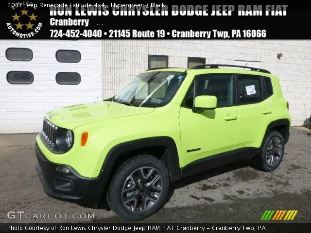 2017 Jeep Renegade Latitude 4x4 in Hypergreen