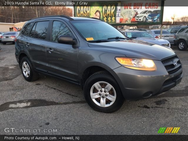 2009 Hyundai Santa Fe GLS in Ebony Black