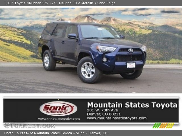 2017 Toyota 4Runner SR5 4x4 in Nautical Blue Metallic