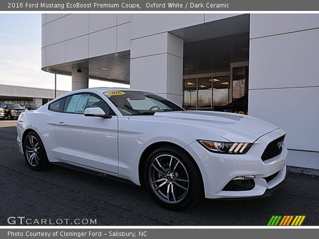 2016 Ford Mustang EcoBoost Premium Coupe in Oxford White