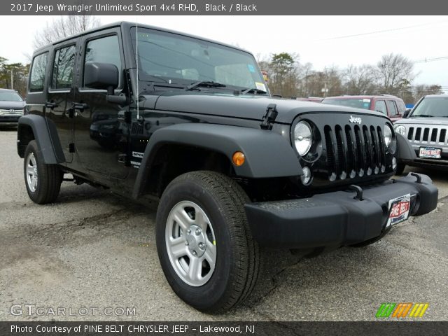 2017 Jeep Wrangler Unlimited Sport 4x4 RHD in Black