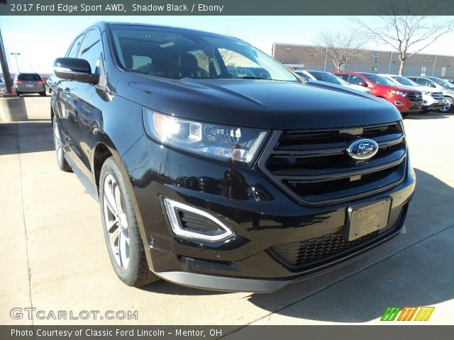 2017 Ford Edge Sport AWD in Shadow Black