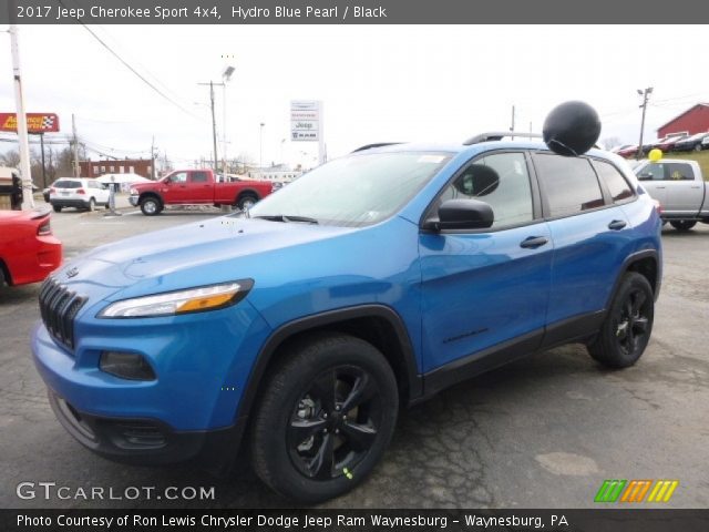 2017 Jeep Cherokee Sport 4x4 in Hydro Blue Pearl