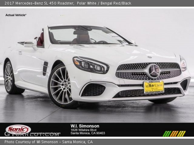 2017 Mercedes-Benz SL 450 Roadster in Polar White