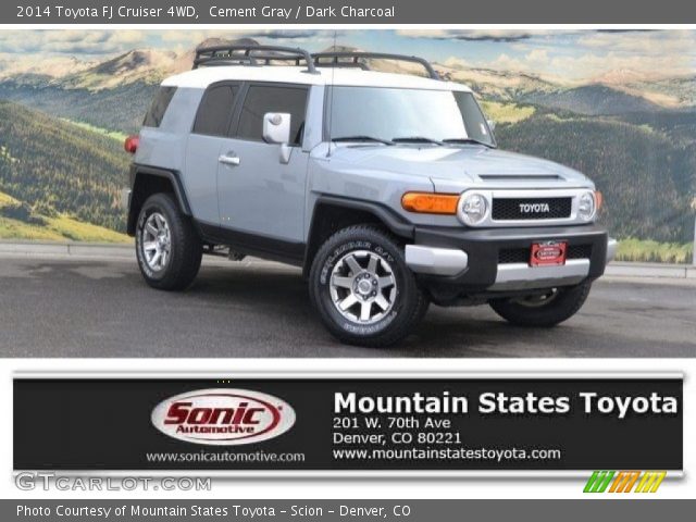 2014 Toyota FJ Cruiser 4WD in Cement Gray