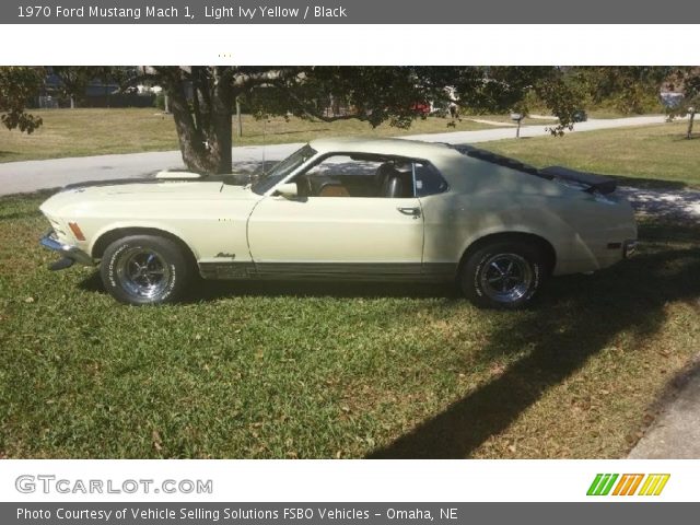1970 Ford Mustang Mach 1 in Light Ivy Yellow