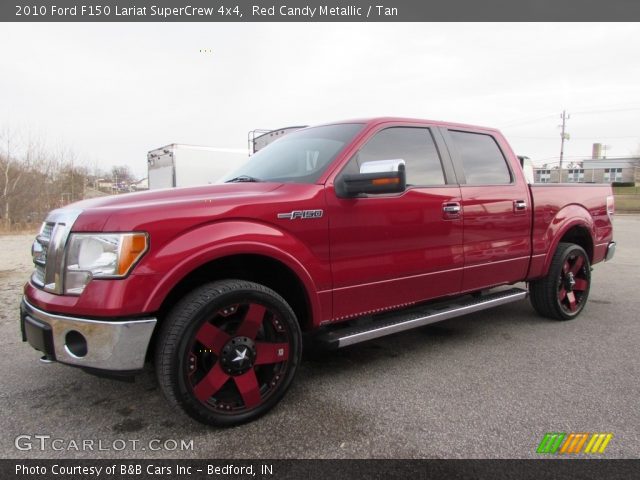 2010 Ford F150 Lariat SuperCrew 4x4 in Red Candy Metallic