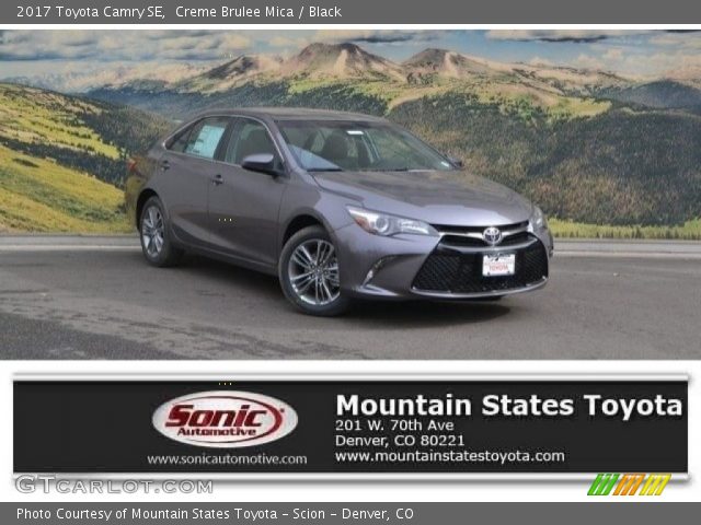 2017 Toyota Camry SE in Creme Brulee Mica
