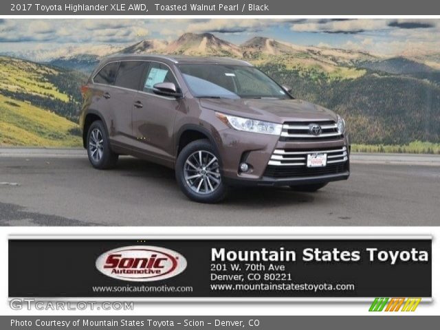 2017 Toyota Highlander XLE AWD in Toasted Walnut Pearl