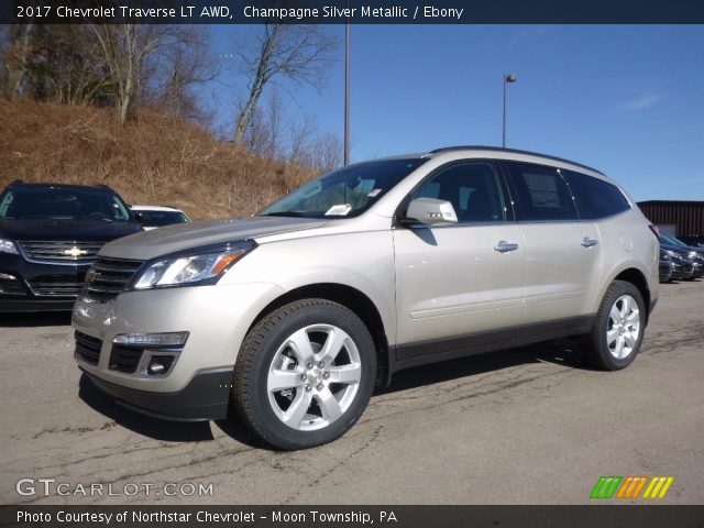 2017 Chevrolet Traverse LT AWD in Champagne Silver Metallic