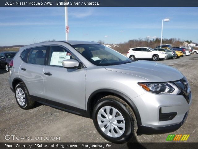2017 Nissan Rogue S AWD in Brilliant Silver