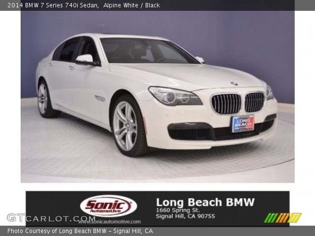2014 BMW 7 Series 740i Sedan in Alpine White