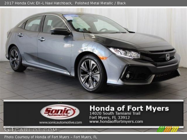 2017 Honda Civic EX-L Navi Hatchback in Polished Metal Metallic