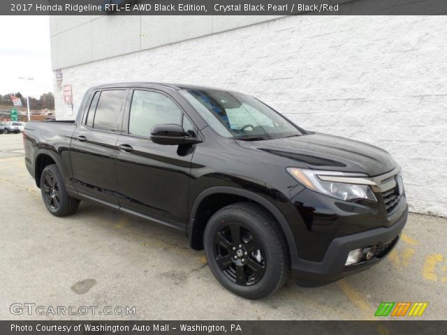 2017 Honda Ridgeline RTL-E AWD Black Edition in Crystal Black Pearl