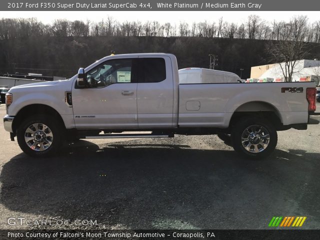 2017 Ford F350 Super Duty Lariat SuperCab 4x4 in White Platinum