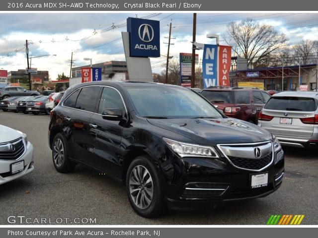 2016 Acura MDX SH-AWD Technology in Crystal Black Pearl